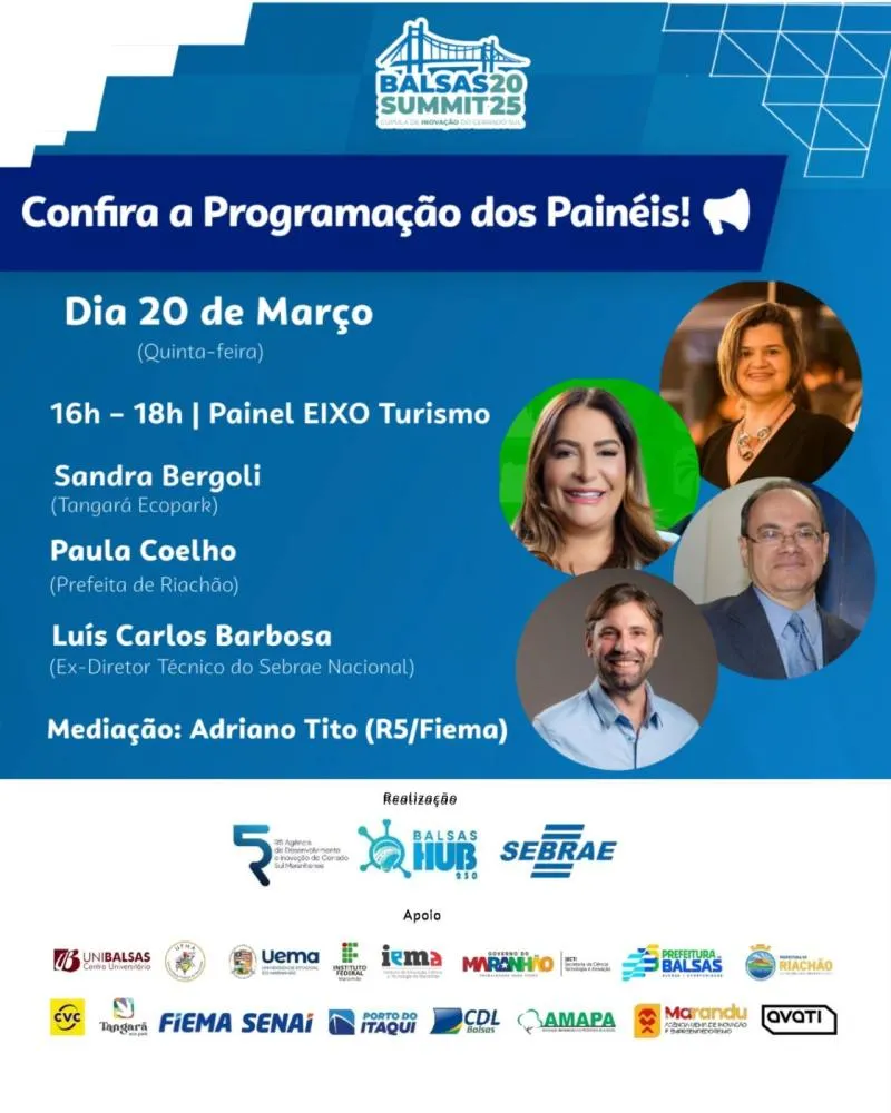 Balsas Summit: maior evento de tecnologia, inovação e negócios do sul do Maranhão está chegando!