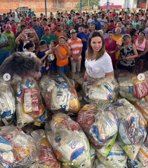 Páscoa solidária: Deputada dra. Vivianne distribui toneladas de cestas básicas em 6 municípios da região