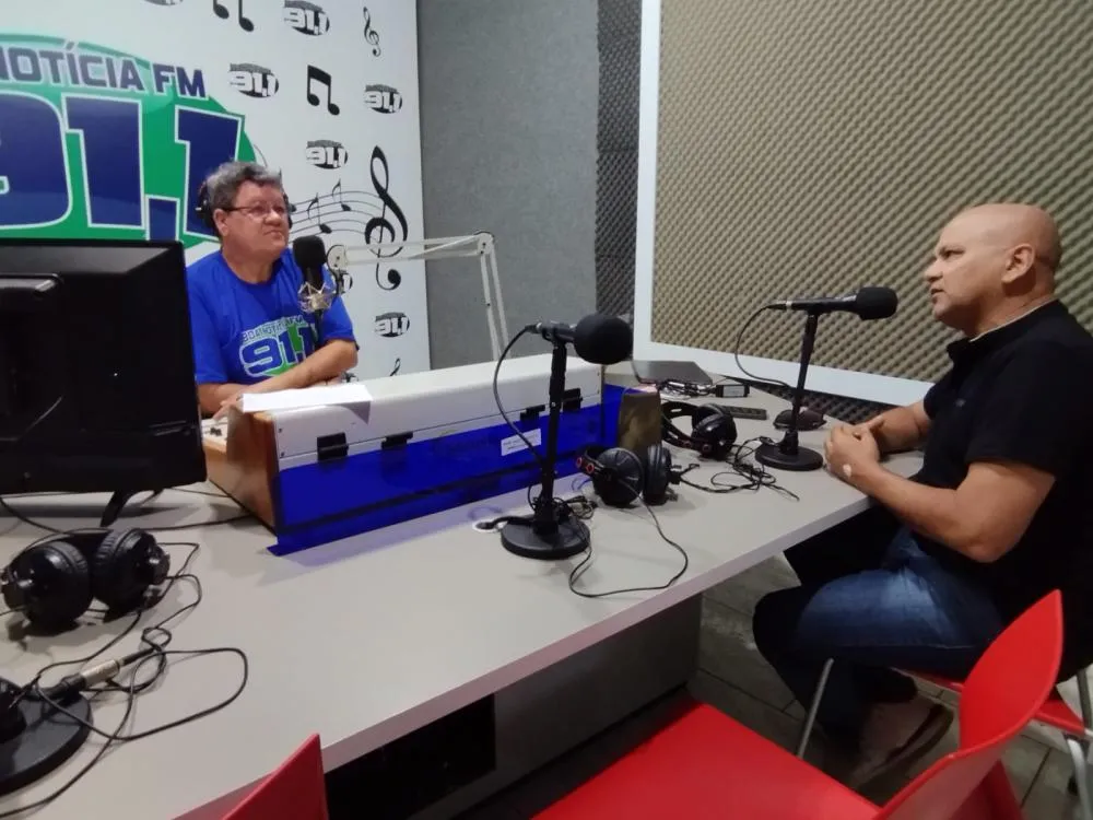 Miranda Neto da JR 4000, fala à radio Boa Notícia fm sobre a linha Balsas Araguaína