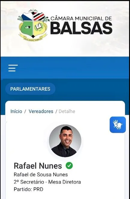 Balsas – Vereador Rafael Nunes é denunciado como funcionário fantasma na prefeitura, recebendo R$ 1.962,50