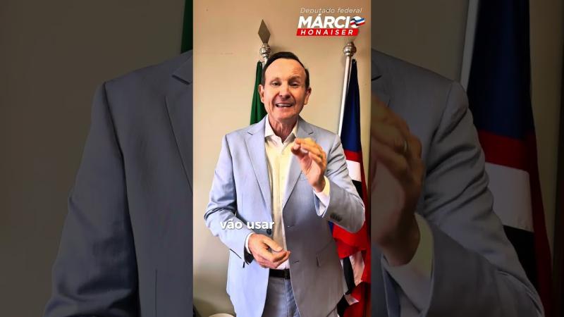 Deputado Márcio Honaiser: destina 800 mil reais para a saúde de Fortaleza dos Nogueiras 