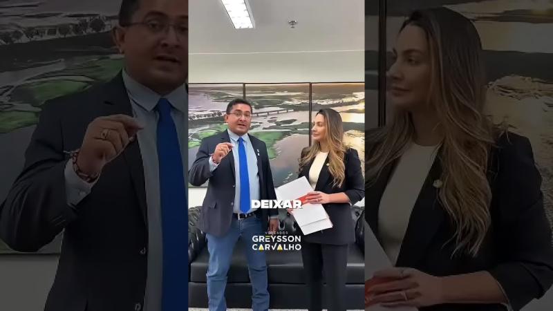 Vereador Greysson Carvalho consegue emenda para saúde de Balsas com a senadora Ana Paula Lobato 
