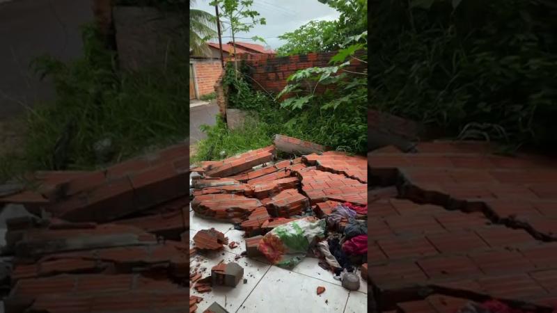 Mangabeiras: suplente de vereadora Aylana registra rachaduras e desabamentos em casas; escola suspende aulas