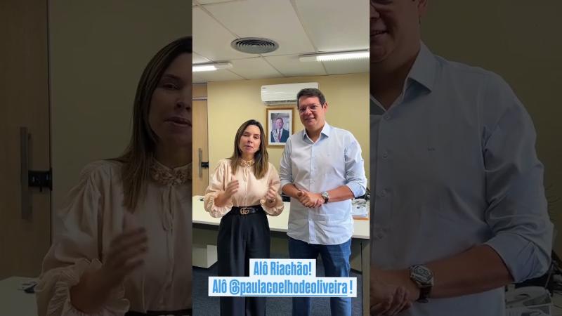Alô Riachão: a deputada do Sul do Maranhão Dra. Vivianne, estará na cidade com o secretário estadual da SEPLAN com obras e ações