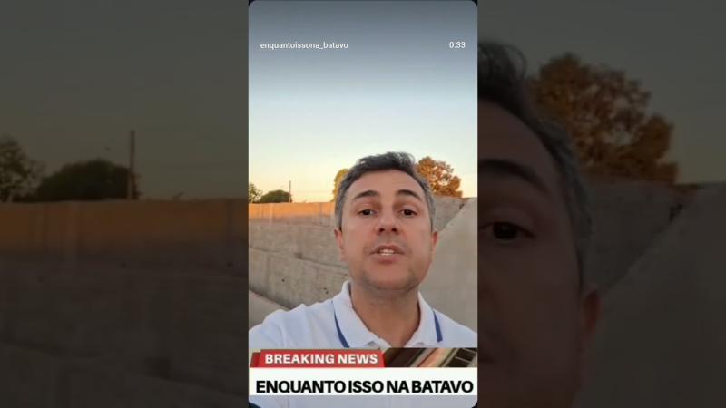 Vereador Higino denuncia abandono de obra na Batavo pelo governo Brandão
