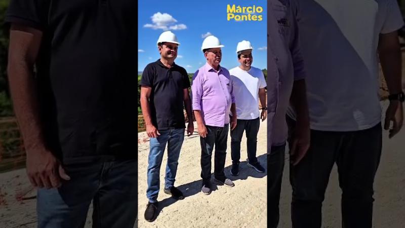 Márcio Pontes: não medimos esforços para tirar este projeto do papel. Esta ponte aproxima São Félix e afasta o isolamento.