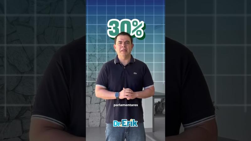 Dr. Erik: Na Câmara Federal, vai apoiar o agronegócio com a proposta de destinar 30% de suas emendas anualmente para estradas