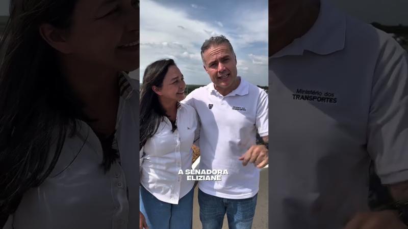 Entorno rodoviário de Timom entregue, ministro Renan Filho agradece senadora Eliziane Gama o apoio ao desenvolvimento 