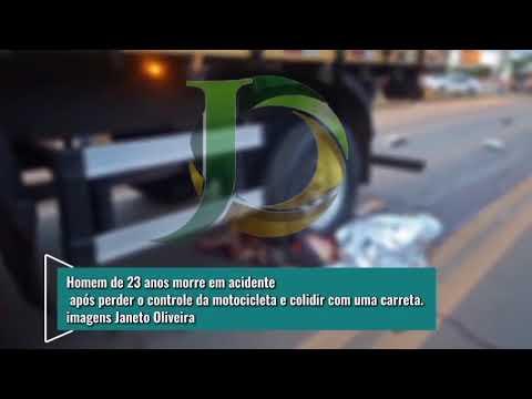 Morte na BR 230 cidade de Balsas: Marconi Carneiro 23 anos perdeu o controle da moto e colidiu num caminhão 