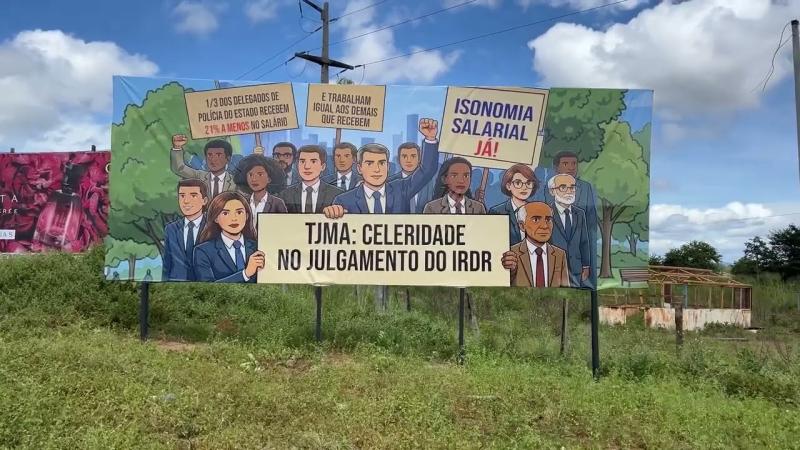 No Maranhão, um terço dos delegados de polícia recebe salário 21% menor do que os demais e afirma sentir-se discriminado
