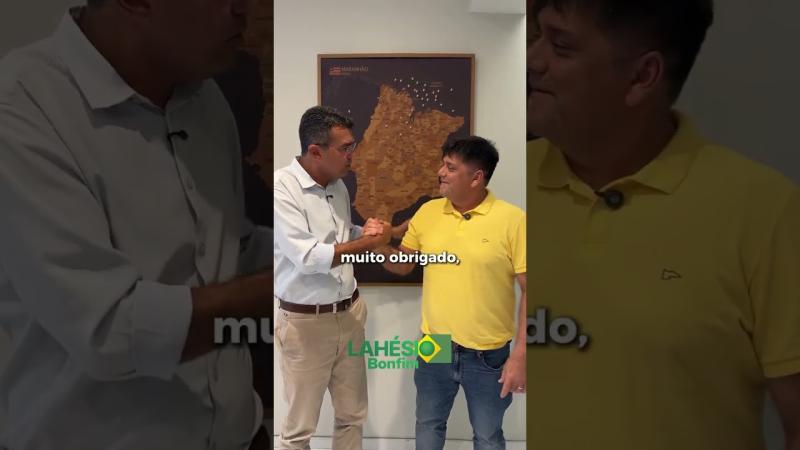 Lahesio Bonfim lidera as pesquisas para o Senado e não para de receber apoios