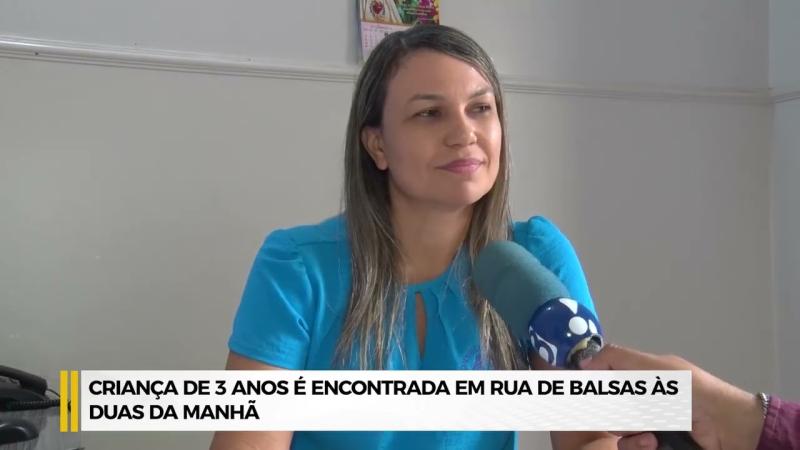 Balsas: criança de 3 anos é encontrada perdida na rua as 2h da manhã, Conselho Tutelar e a Polícia foram acionados