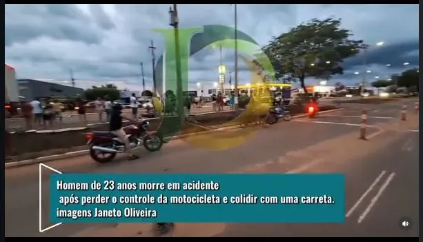 Morte na BR 230 cidade de Balsas: Marconi Carneiro 23 anos perdeu o controle da moto e colidiu num caminhão