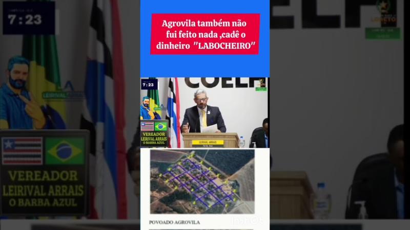  Loreto: Vereador Leirival Arrais cobra R$ 4,7 milhões que sumiram da prefeitura