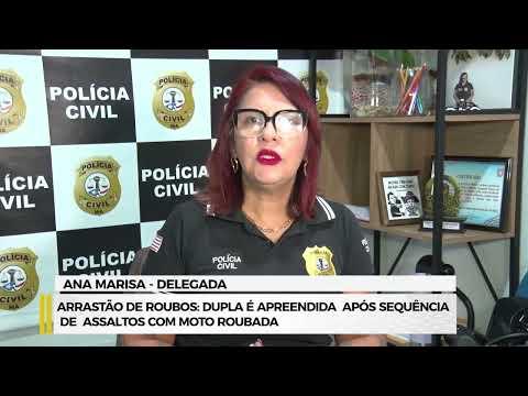 Dois adolescentes roubam moto e promovem arrastões em Balsas. Mas foram apreendidos pela polícia. (Gabigol) 