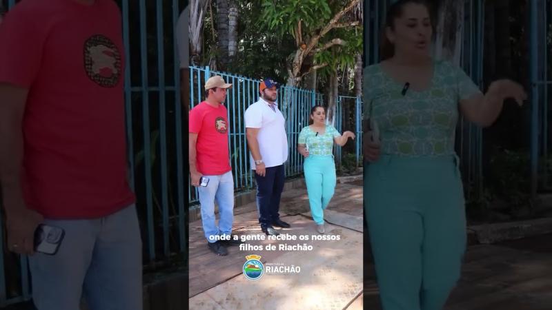 Riachão: prefeita Paula e sec. Beg, mostram como é tratar bem o Frutuoso, coração da cidade
