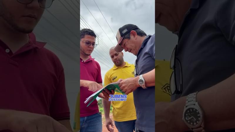 Alto Parnaíba: Prefeito Rubens Japonês começa o ano com tudo, e já anuncia pavimentação asfáltica na cidade