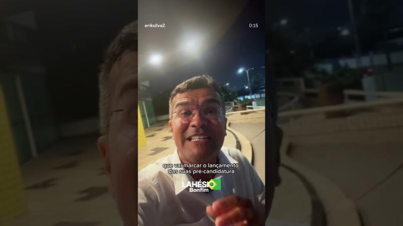 Lahesio Bonfim convida para o lançamento das candidaturas de Dr. Erik e deputada Dra. Vivianne