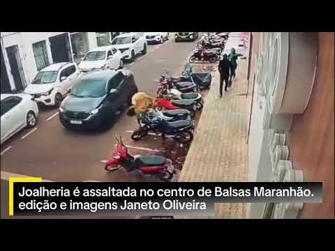 Assalto a joalheria em Balsas: delegado Hudson comenta sobre a prisão dos suspeitos em Alto Parnaíba (imagens do momento do roubo)