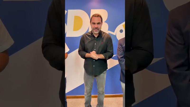 Pré-candidato a deputado federal Dr. Erik é recebido na sede do PSDB em Brasília pelo deputado Juscelino