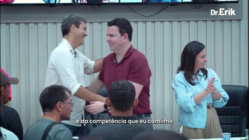 A pré-candidatura do Dr. Erik identifica forte votação na capital, São Luís, votos que o ajudarão a se eleger deputado federal
